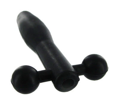 Silicone Cum Thru Barbell Penis Plug for Urethral Play