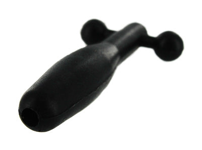 Silicone Cum Thru Barbell Penis Plug for Urethral Play