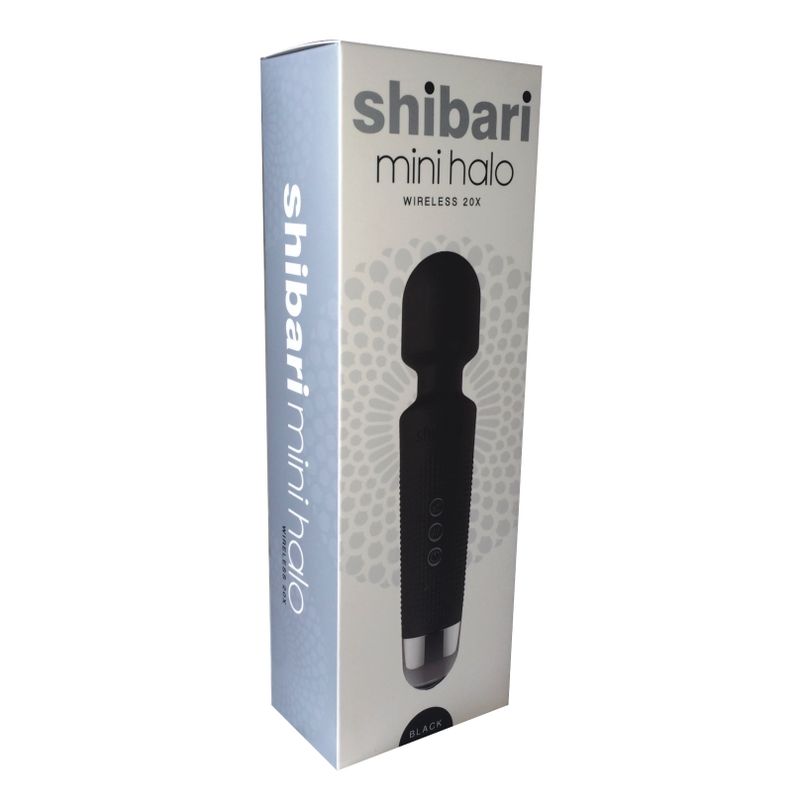Mini Halo Midnight – Rechargeable Wand Massager with 20 Vibration Patterns