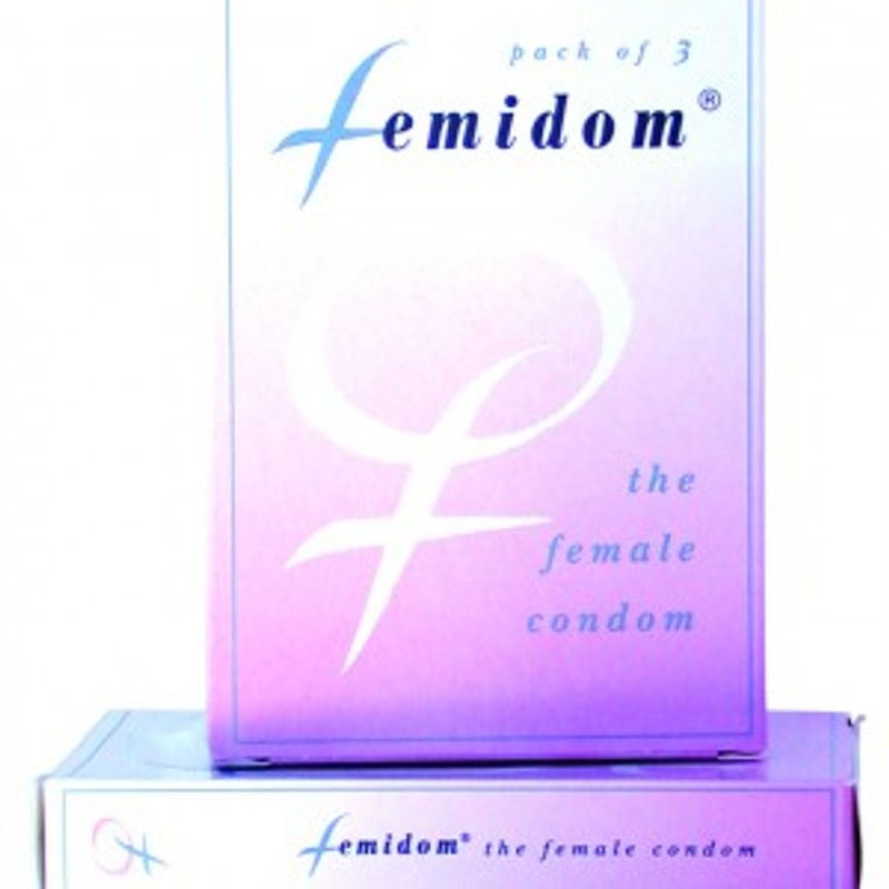 Femidom 3 Pack Female Condoms Non Latex Lubricated