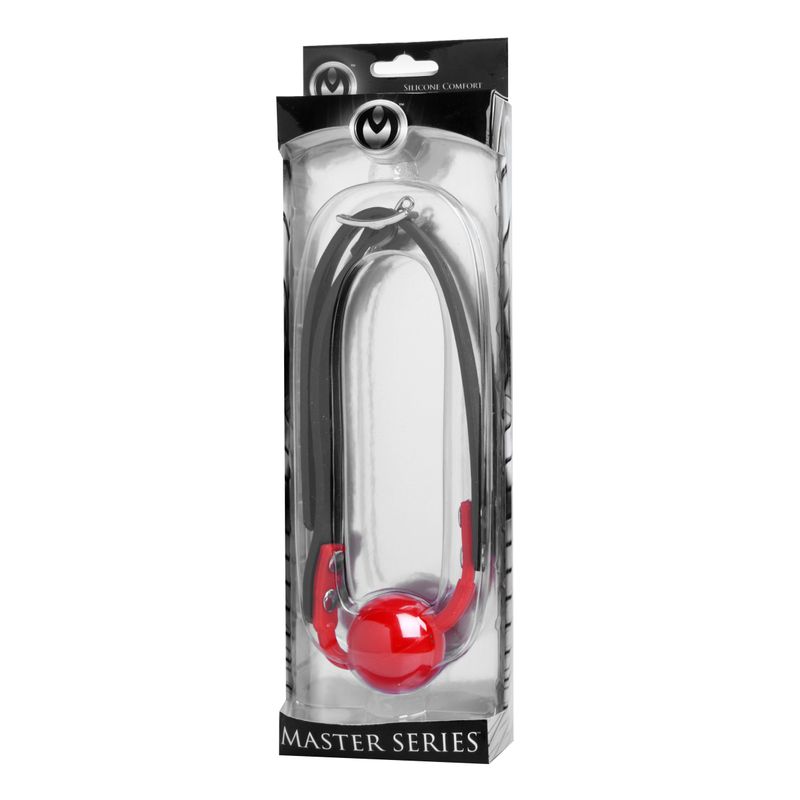 The Hush Gag Silicone Comfort Ball Gag – Adjustable Ball Gag with Locking Buckle