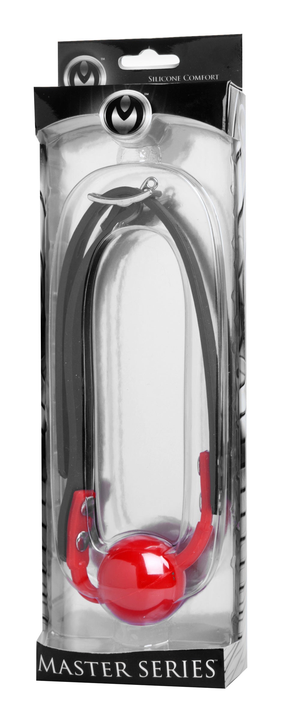 The Hush Gag Silicone Comfort Ball Gag – Adjustable Ball Gag with Locking Buckle