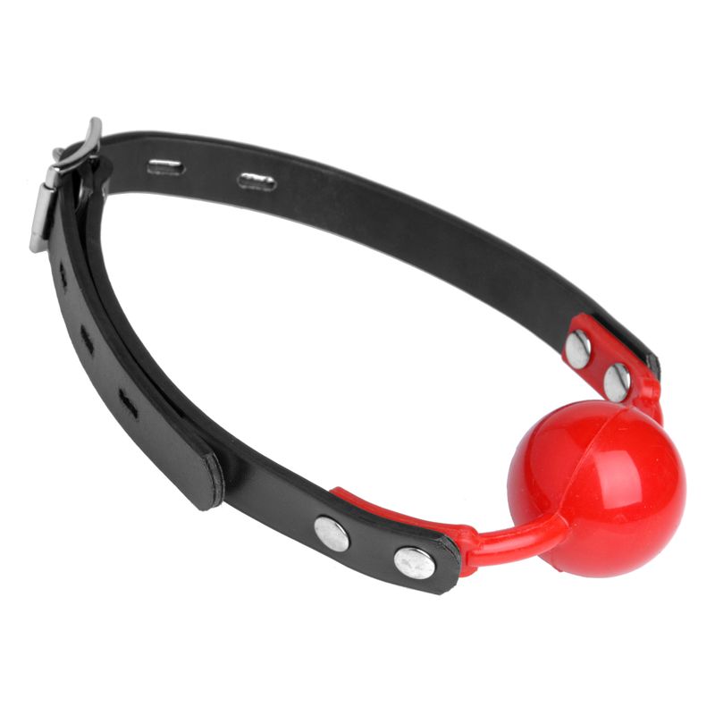 The Hush Gag Silicone Comfort Ball Gag – Adjustable Ball Gag with Locking Buckle