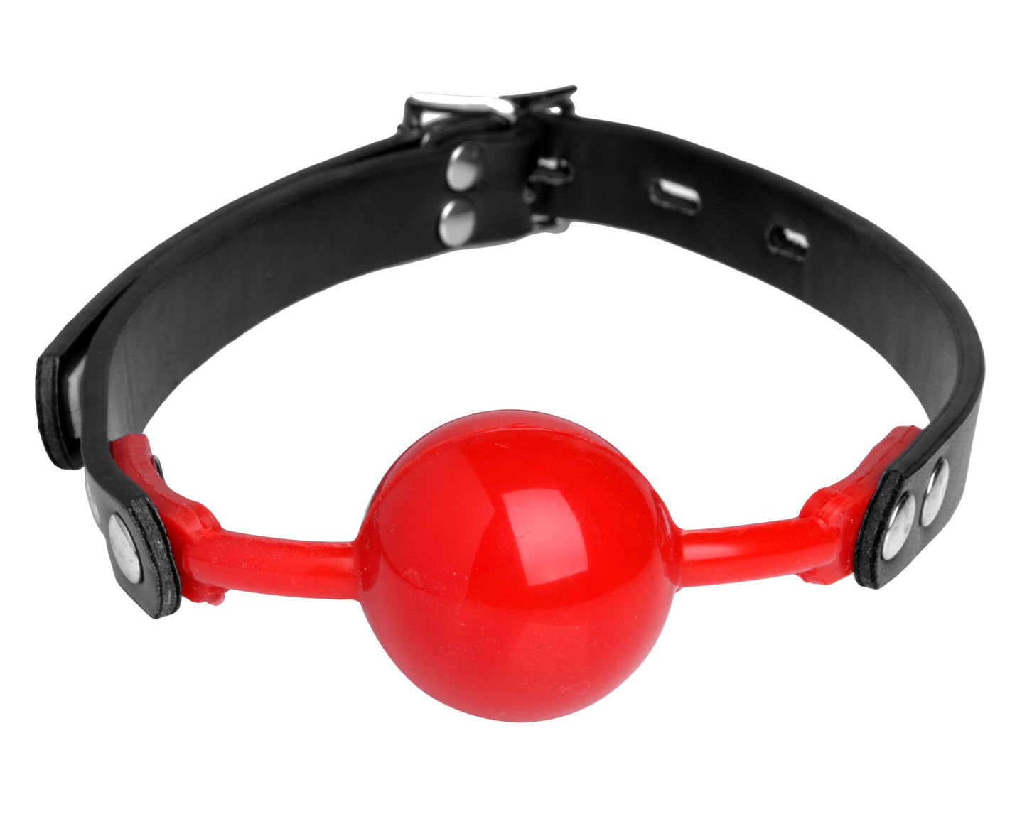 The Hush Gag Silicone Comfort Ball Gag – Adjustable Ball Gag with Locking Buckle