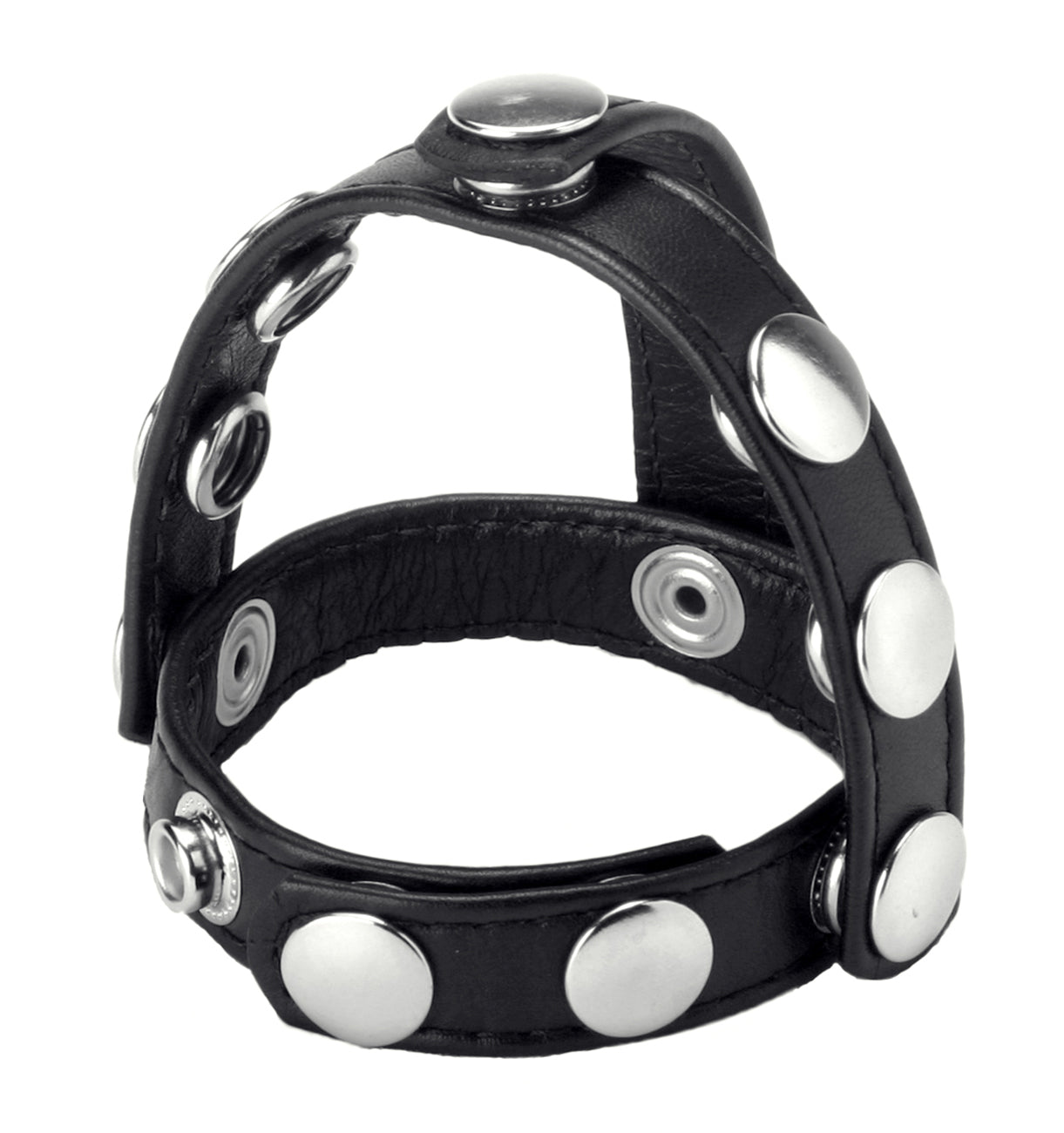 Snap-On Cock and Ball Harness for Enhanced Male Pleasure