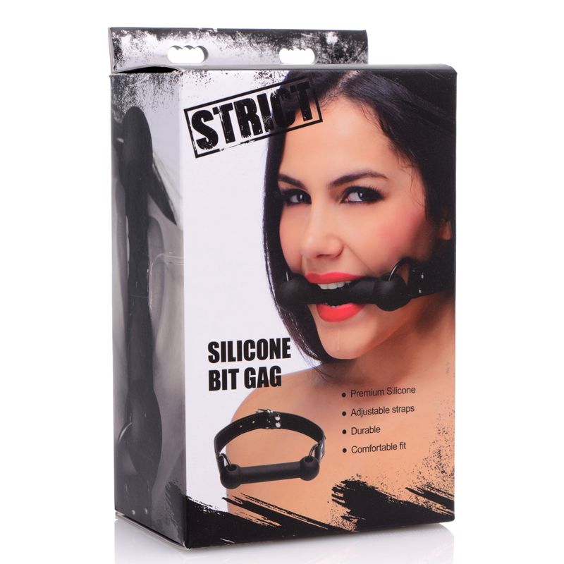 Silicone Bit Gag with Adjustable Strap