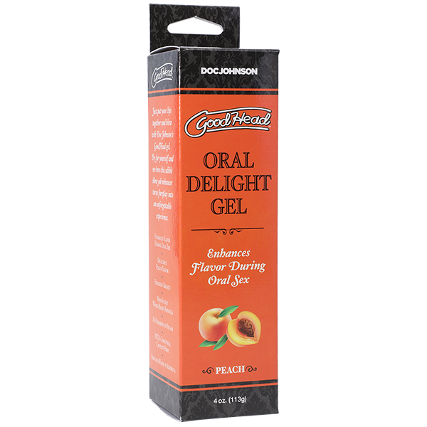 Goodhead Oral Delight Gel Peach Flavored (120 ml) – Edible Personal Lubricant
