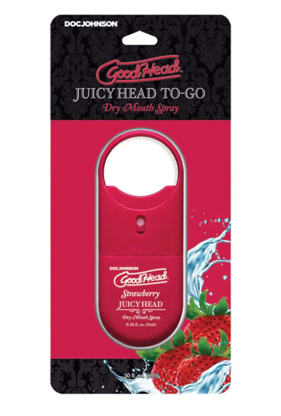 GoodHead Juicy Head (Strawberry) – Travel Size Dry Mouth Spray