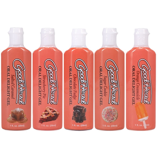GoodHead Oral Delight Gel Desserts 5 Pack – Edible Foreplay Gel Enhancer