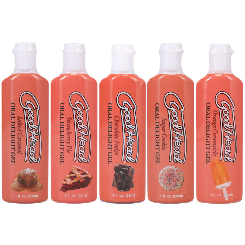 GoodHead Oral Delight Gel Desserts 5 Pack – Edible Foreplay Gel Enhancer