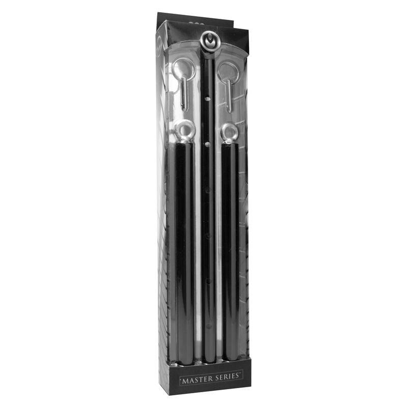 Adjustable Steel Spreader Bar – Durable Steel BDSM Accessory with Eyebolts