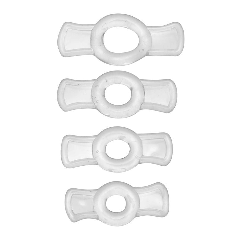 Size Matters Endurance Set With Four Stretchable Sizes – Penis Ring Set