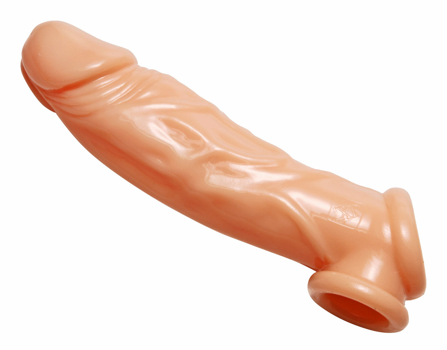Size Matters Realistic Flesh Penis Enhancer and Ball Stretcher 8 Inch