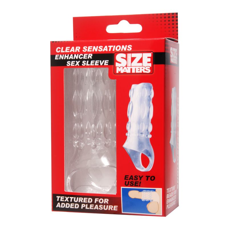 Clear Sensations Enhancer Sex Sleeve 4.5 Inch Length