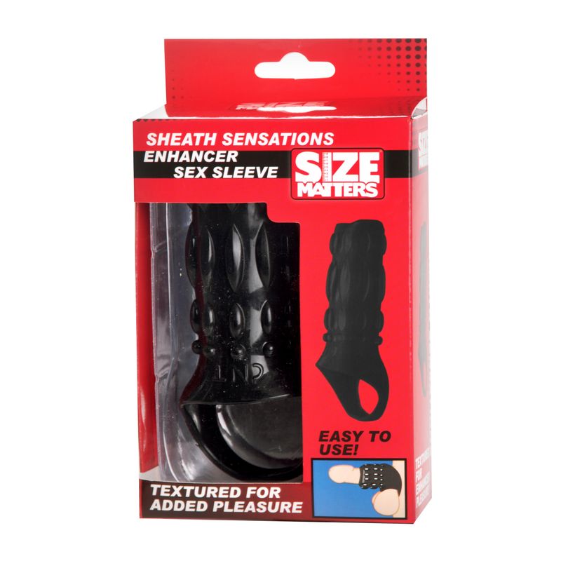 Sheath Sensations Enhancer Sex Sleeve 4.5 Inches Long