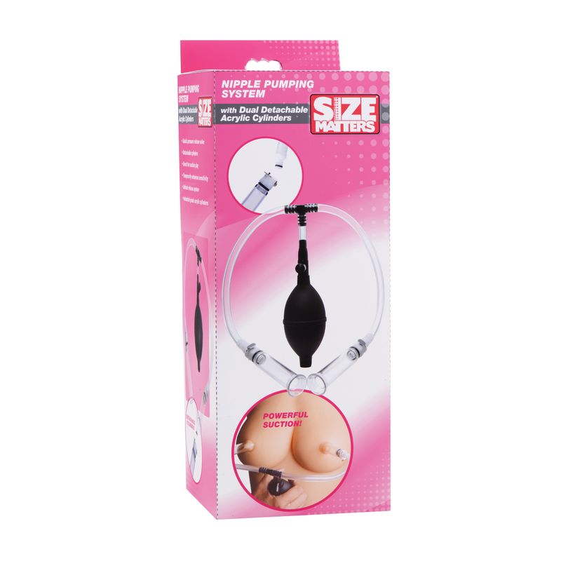 Nipple Pumping System with Dual Cylinders 2.75 Inches