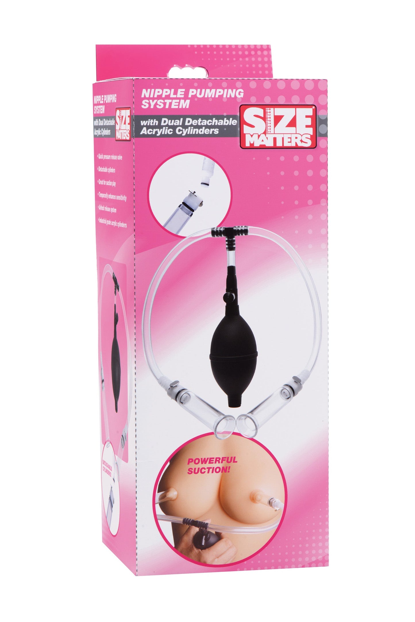 Nipple Pumping System with Dual Cylinders 2.75 Inches