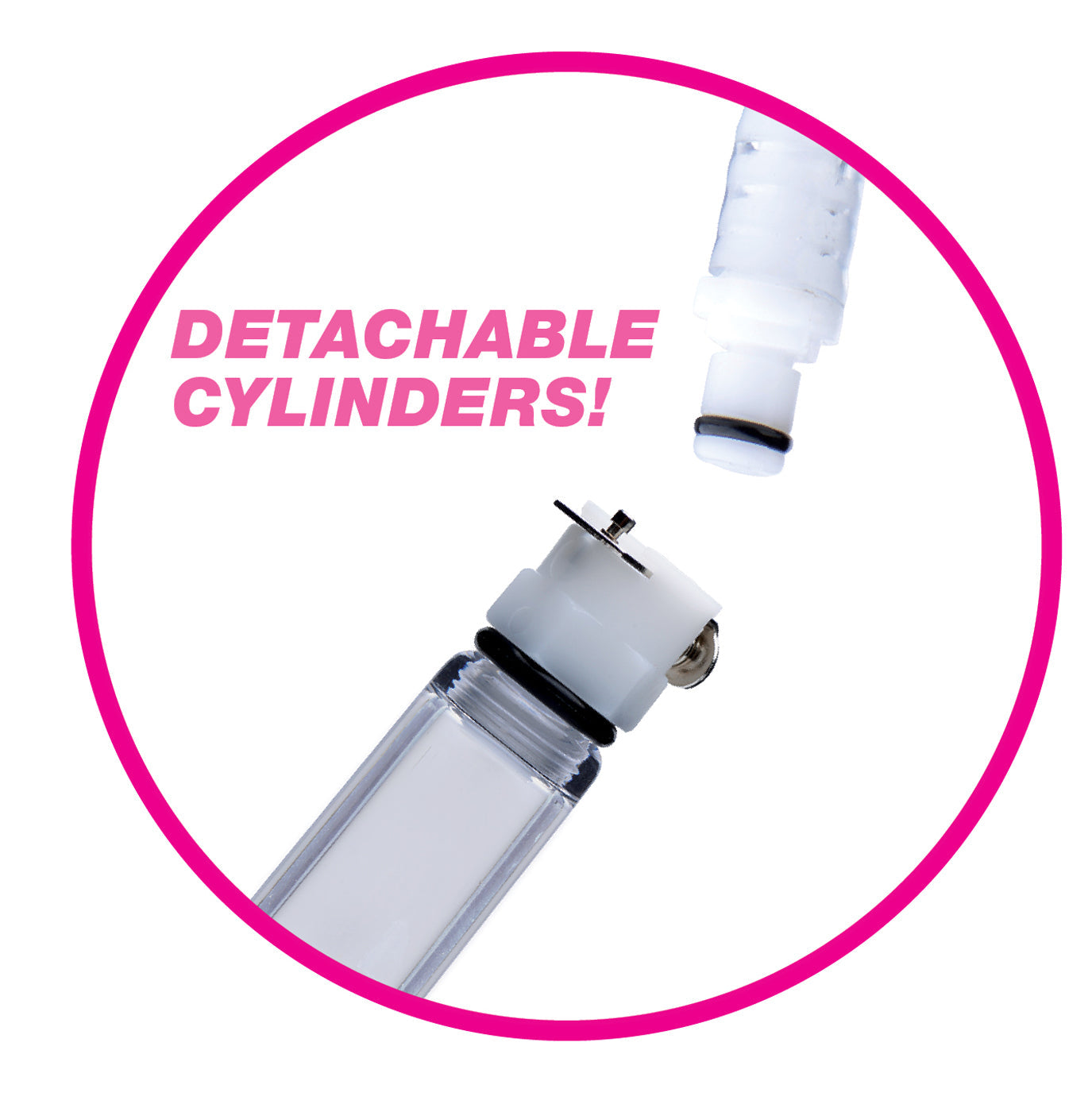 Nipple Pumping System with Dual Cylinders 2.75 Inches