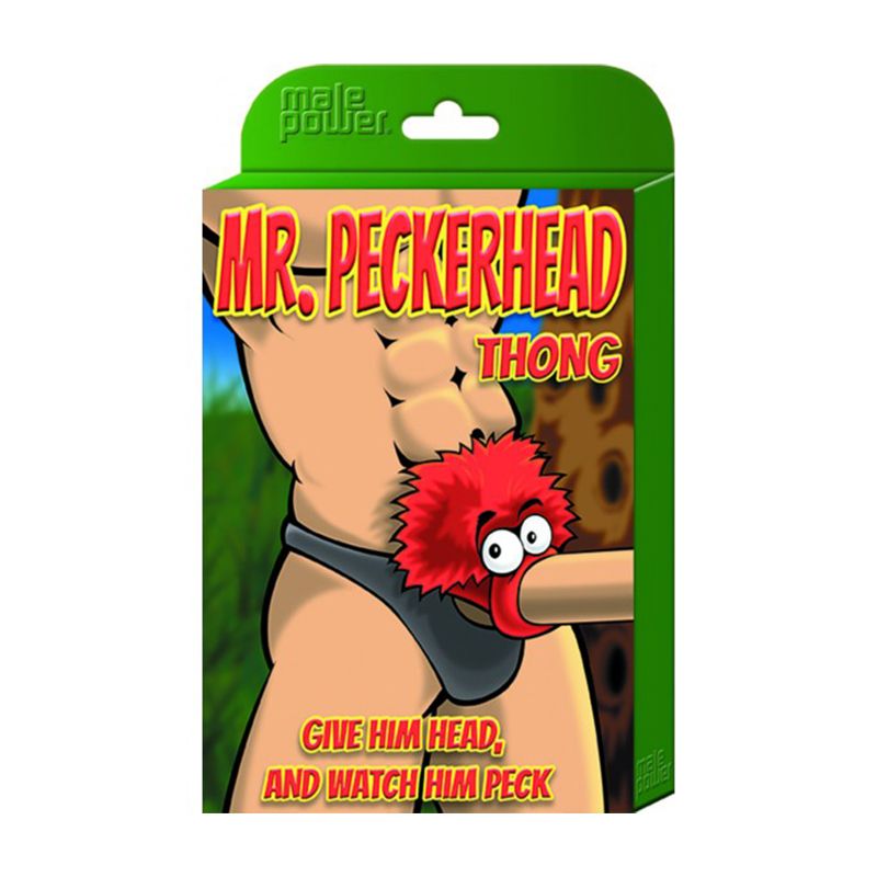 Mr Peckerhead Novelty Thong Underwear for Humor and Seduction