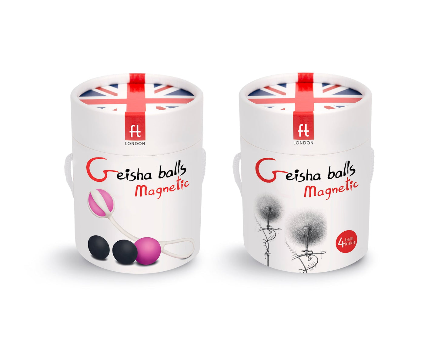 Geisha Balls Magnetic Set of 4 Sizes 15g to 27g