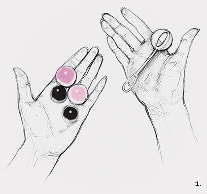 Geisha Balls Magnetic Set of 4 Sizes 15g to 27g