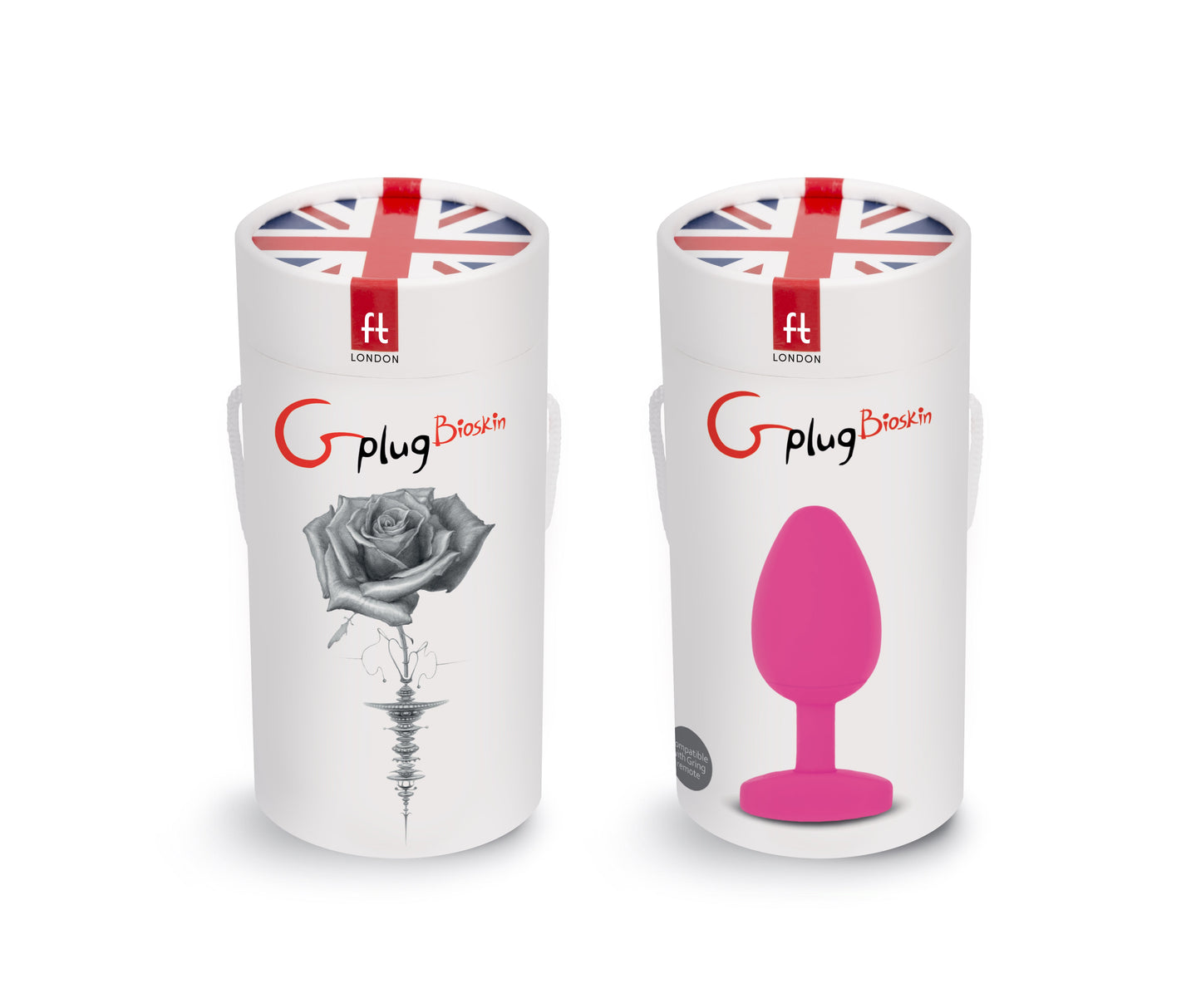 Gplug Large Bioskin Sweet Raspberry 3.9cm for Pleasure