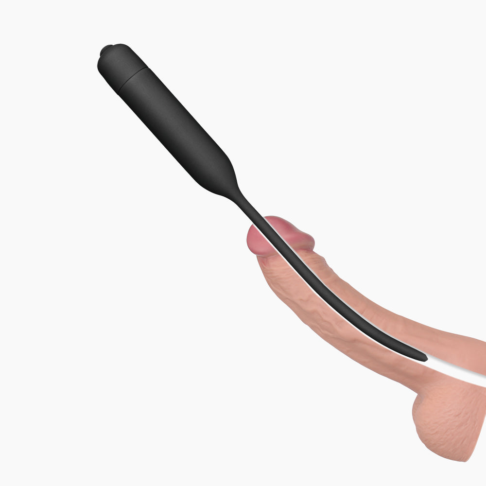 Silicone Vibrating Urethral Dilator with 10 Speed Vibrating Mechanism