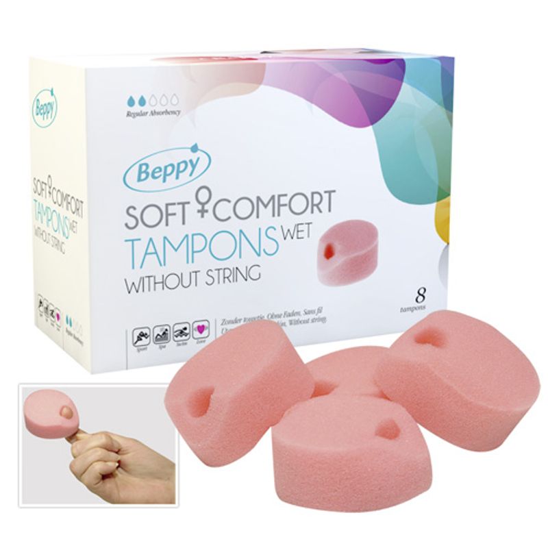 Joy Division Soft+Comfort Wet (8 Pieces) – Cordless Hygienic Sponges