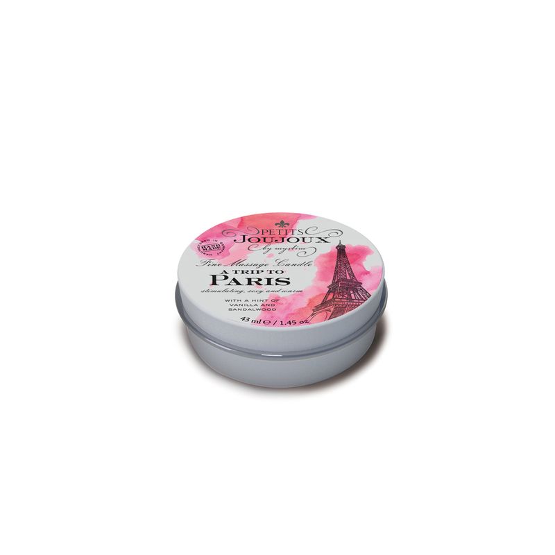 Petits JouJoux Massage Candle Paris 43ml Vanilla and Sandalwood Scent