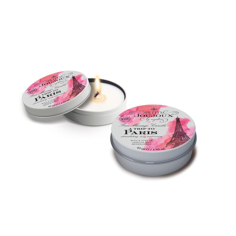 Petits JouJoux Massage Candle Paris 43ml Vanilla and Sandalwood Scent