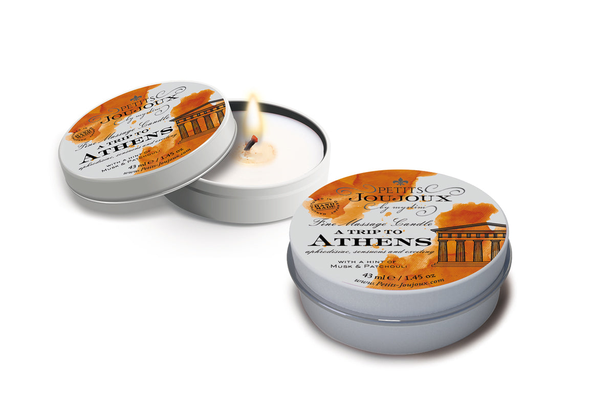 Petits JouJoux Massage Candle Athens 43ml Sensual Aromatherapy