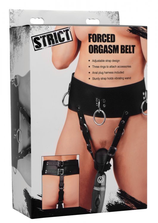 Forced Orgasm Wand Holder Belt for Enhanced Intimate Pleasure