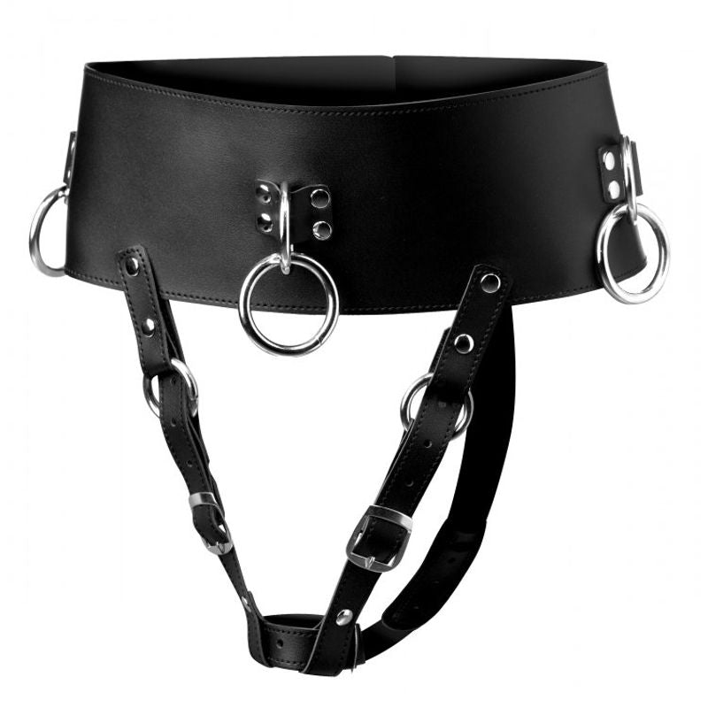 Forced Orgasm Wand Holder Belt for Enhanced Intimate Pleasure
