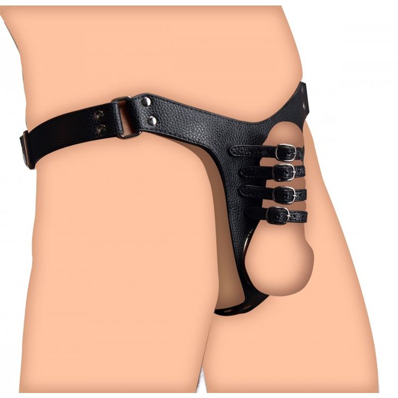 Male Chastity Harness for BDSM Control and Pleasure