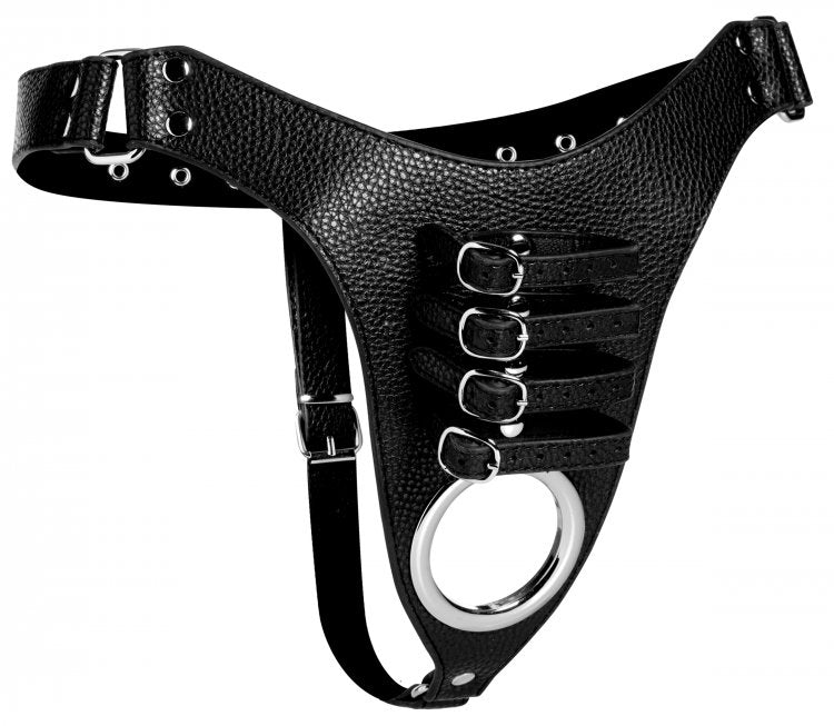 Male Chastity Harness for BDSM Control and Pleasure