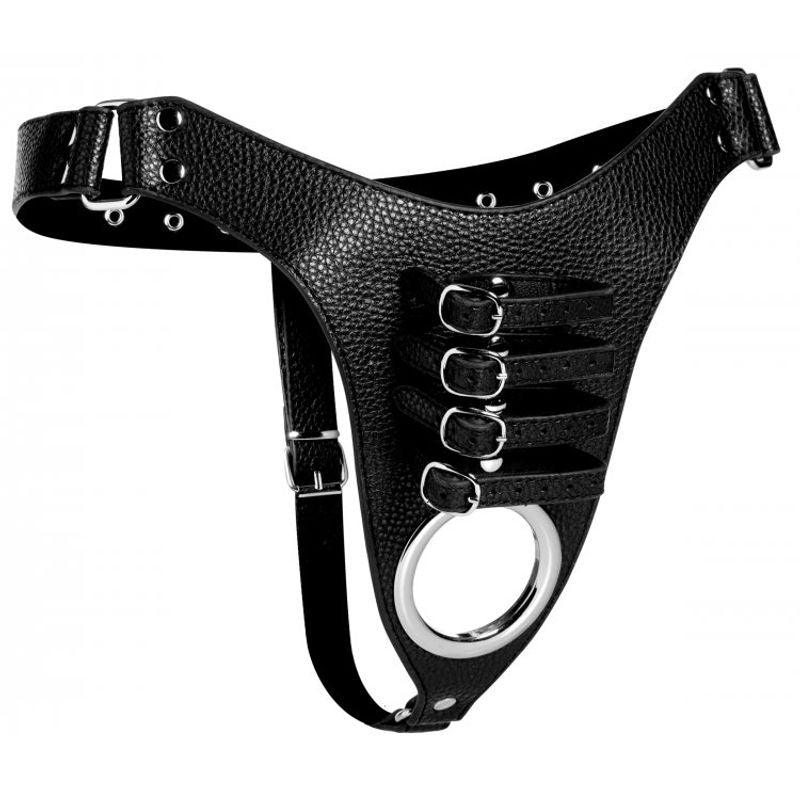Male Chastity Harness for BDSM Control and Pleasure
