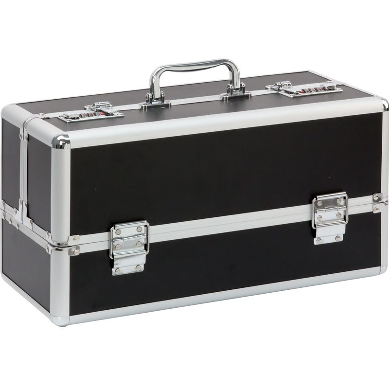 The Toy Chest Large Black 15"x8"x7" – Lockable Storage Case for Sex Toys
