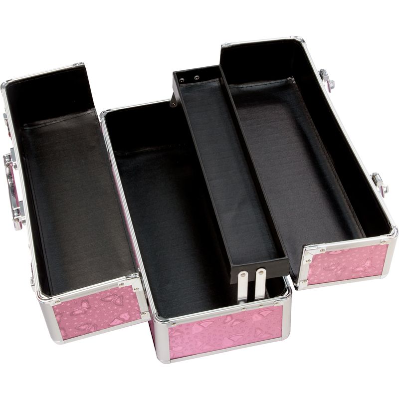 Lockable Large Vibrator Case in Pink for Secure Storage and Travel