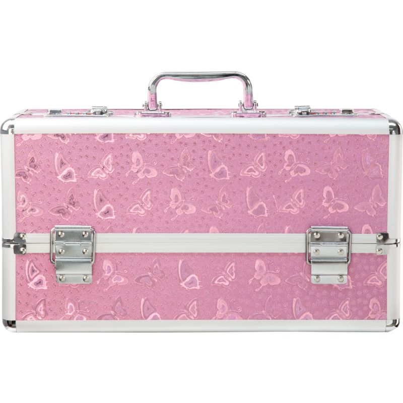 Lockable Large Vibrator Case in Pink for Secure Storage and Travel