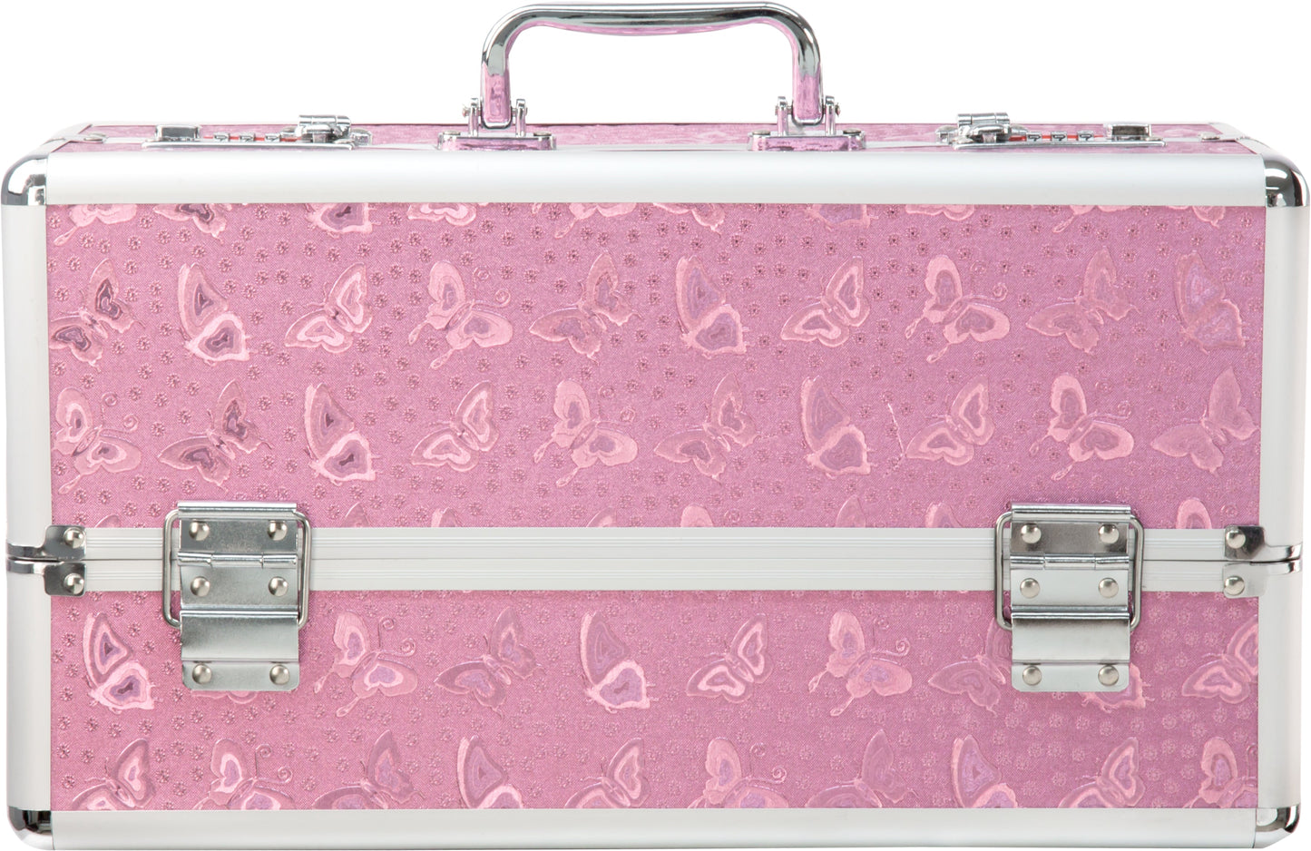 Lockable Large Vibrator Case in Pink for Secure Storage and Travel