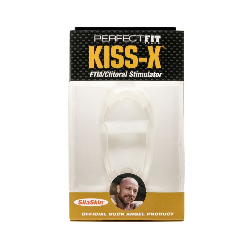 Buck Angel KissX Clear Snug Fit Stroker for Transmen