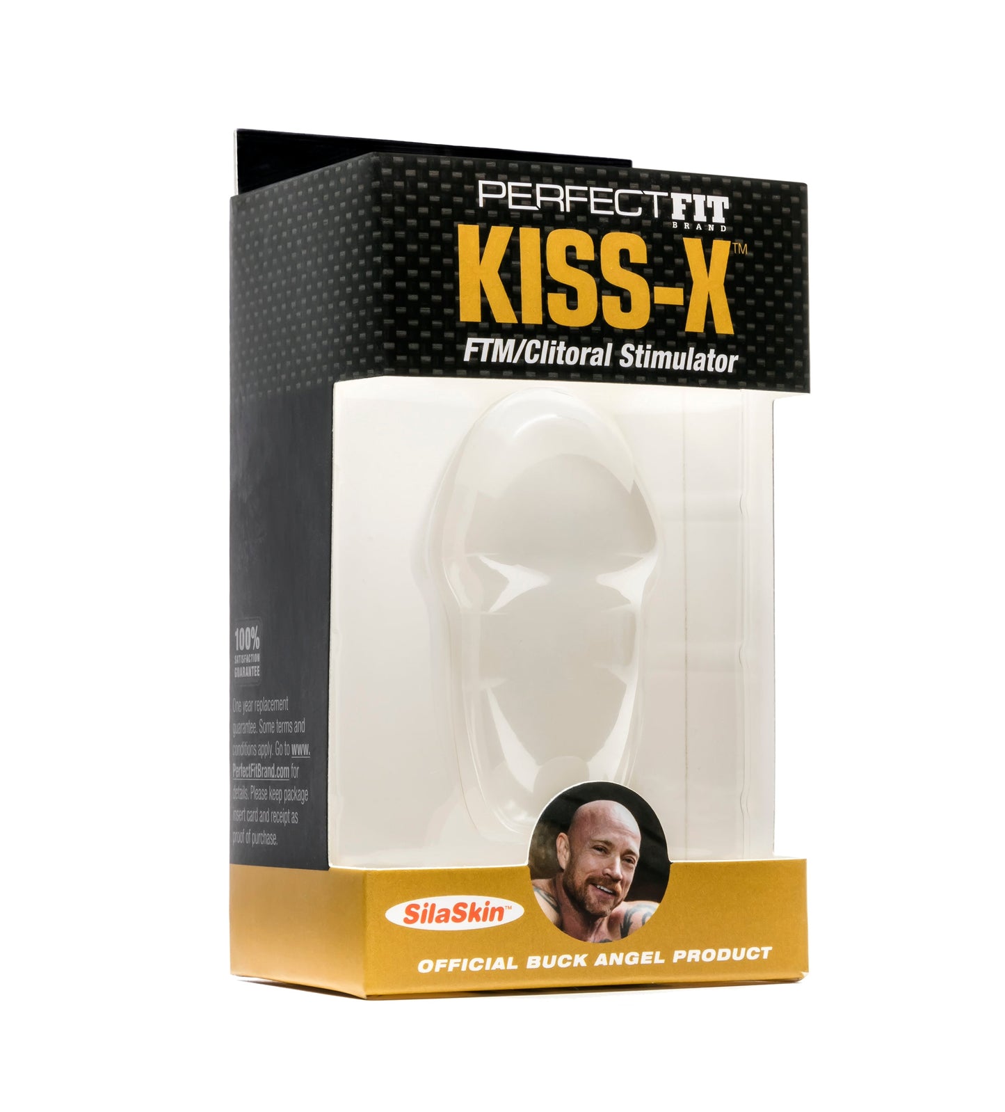 Buck Angel KissX Clear Snug Fit Stroker for Transmen