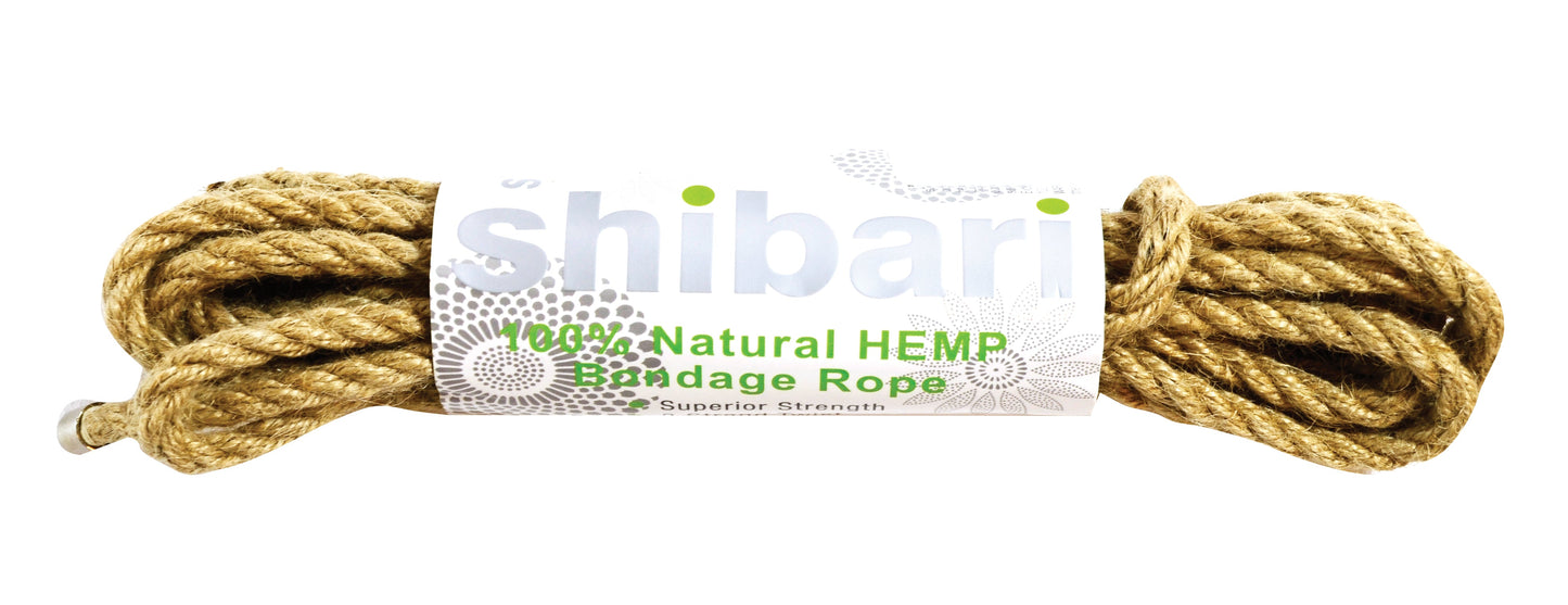 Shibari Rope 100 Percent Natural Hemp 5 Meter Length