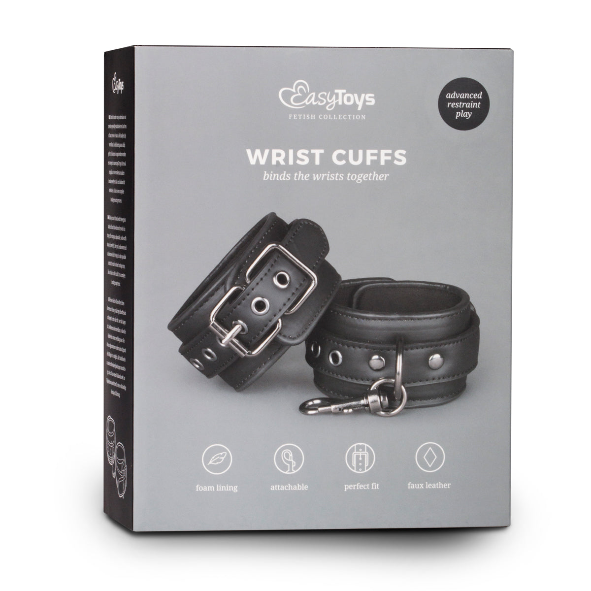 Black Bondage Handcuffs