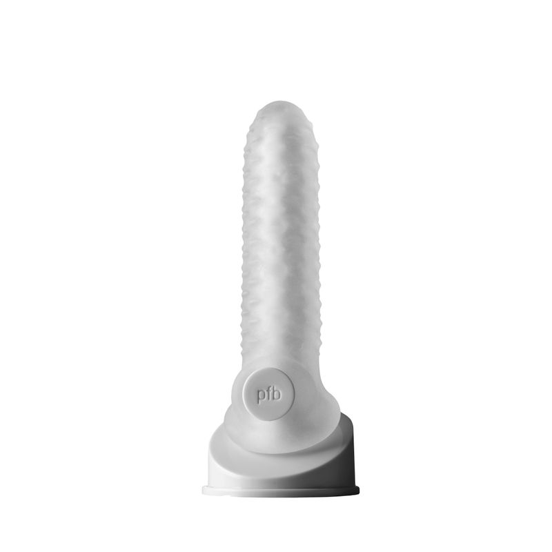 Fat Boy Checker Plate Sheath 6.5in - Add Girth and Stimulation