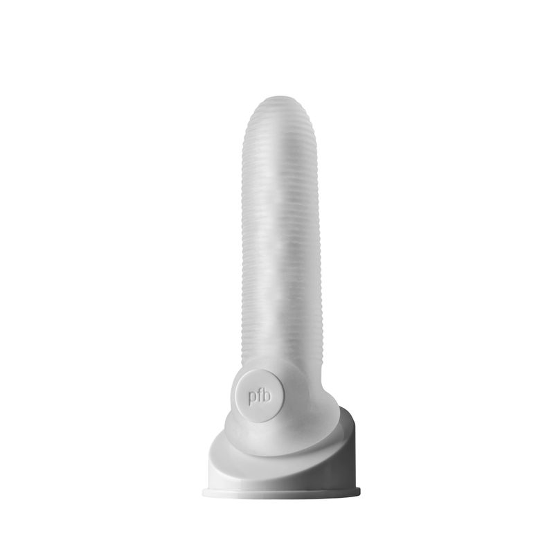 Fat Boy Micro Rib Sheath 6.5 Inch – Textured Sheath for Stroking or Partner Play