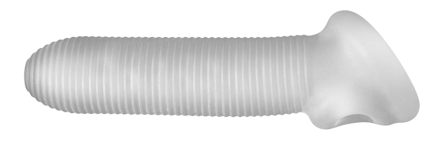 Fat Boy Micro Rib Sheath 6.5 Inch – Textured Sheath for Stroking or Partner Play