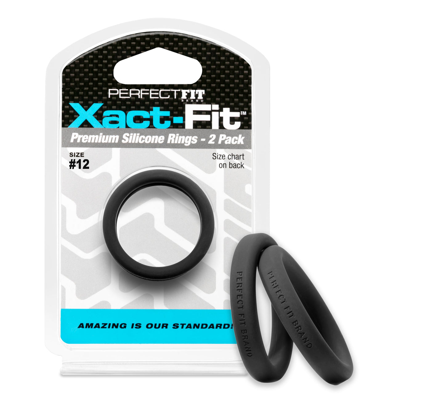 Xact-Fit #12 1.2in 2 Pk Precision Cock Ring Set