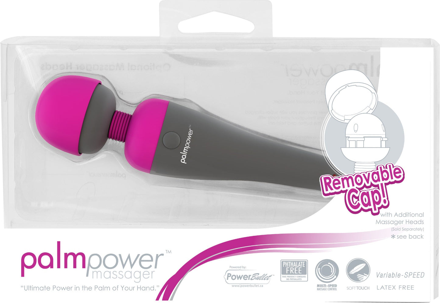 PalmPower Massage Wand Pink for Ultimate Relaxation