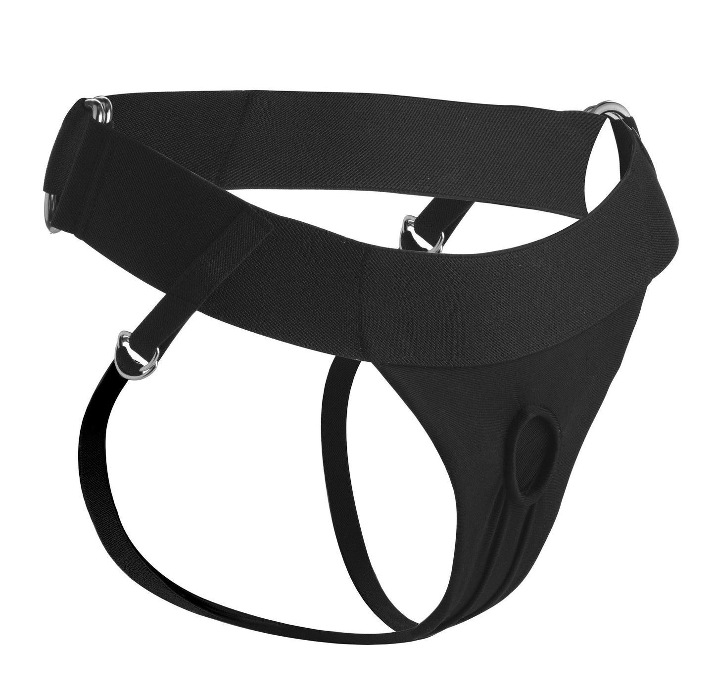Avalon Jock Style Strap On Harness in Black